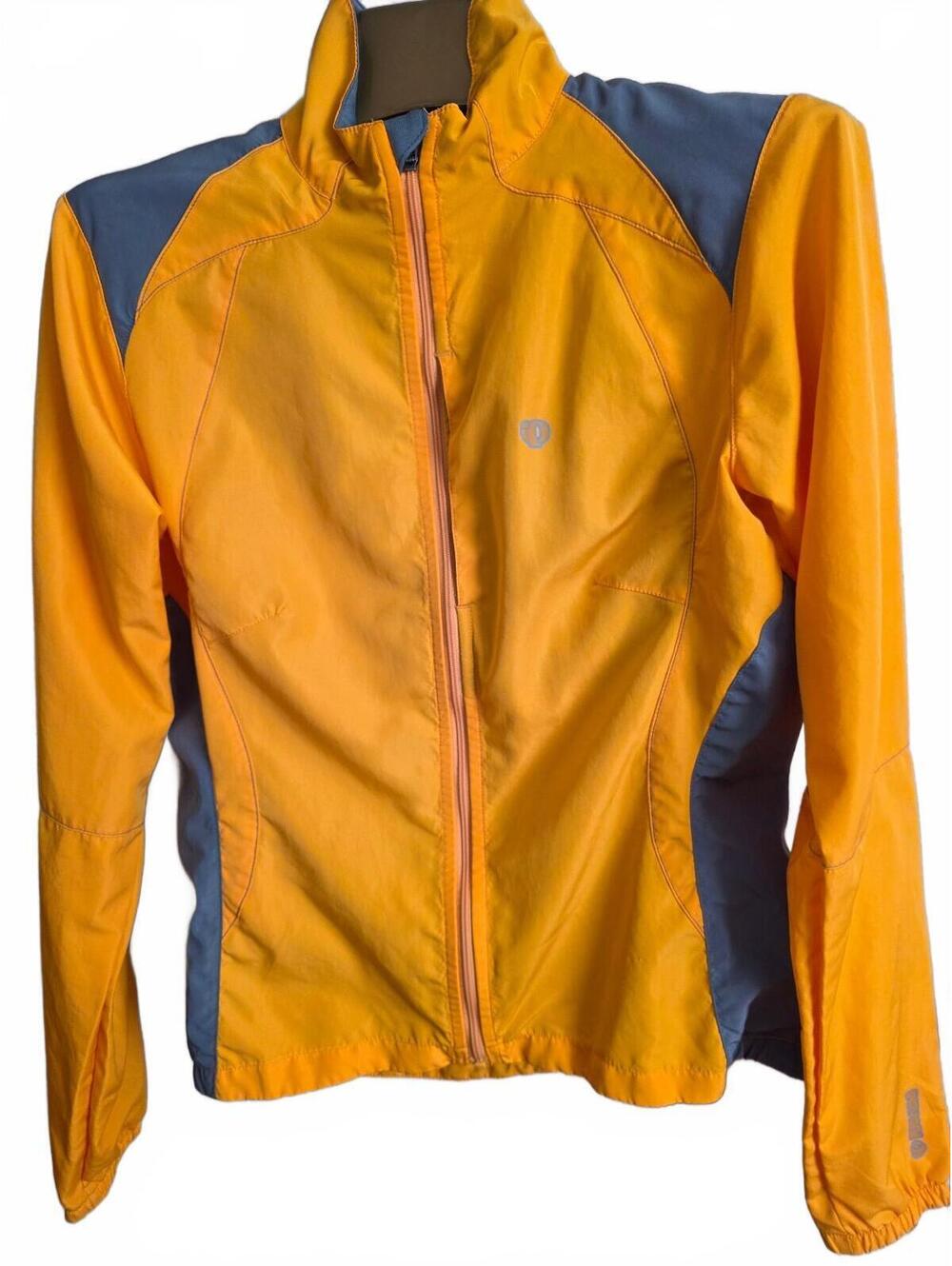 Pearl Izumi Women's Yellow and Gray Track Jacket Size Small